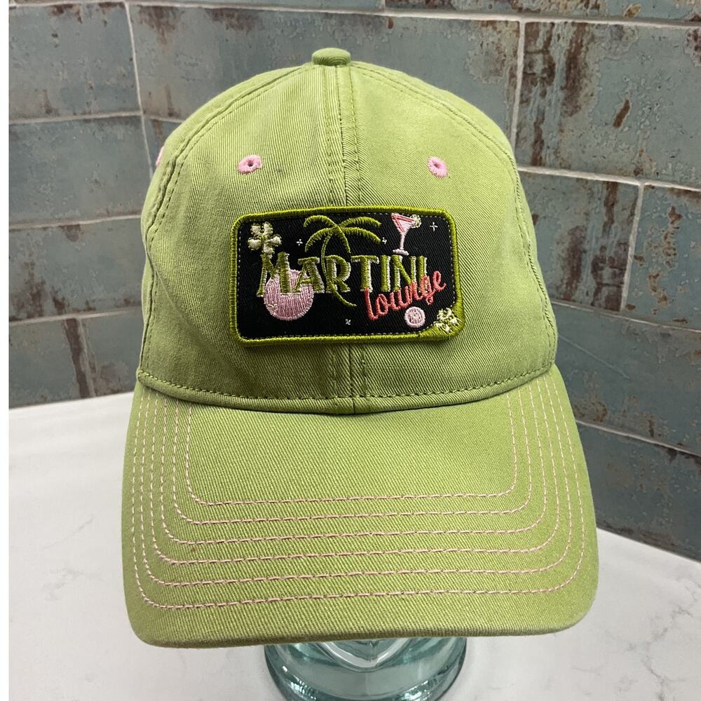 Infinity Martini Lounge Green Womens Strap Back Cap